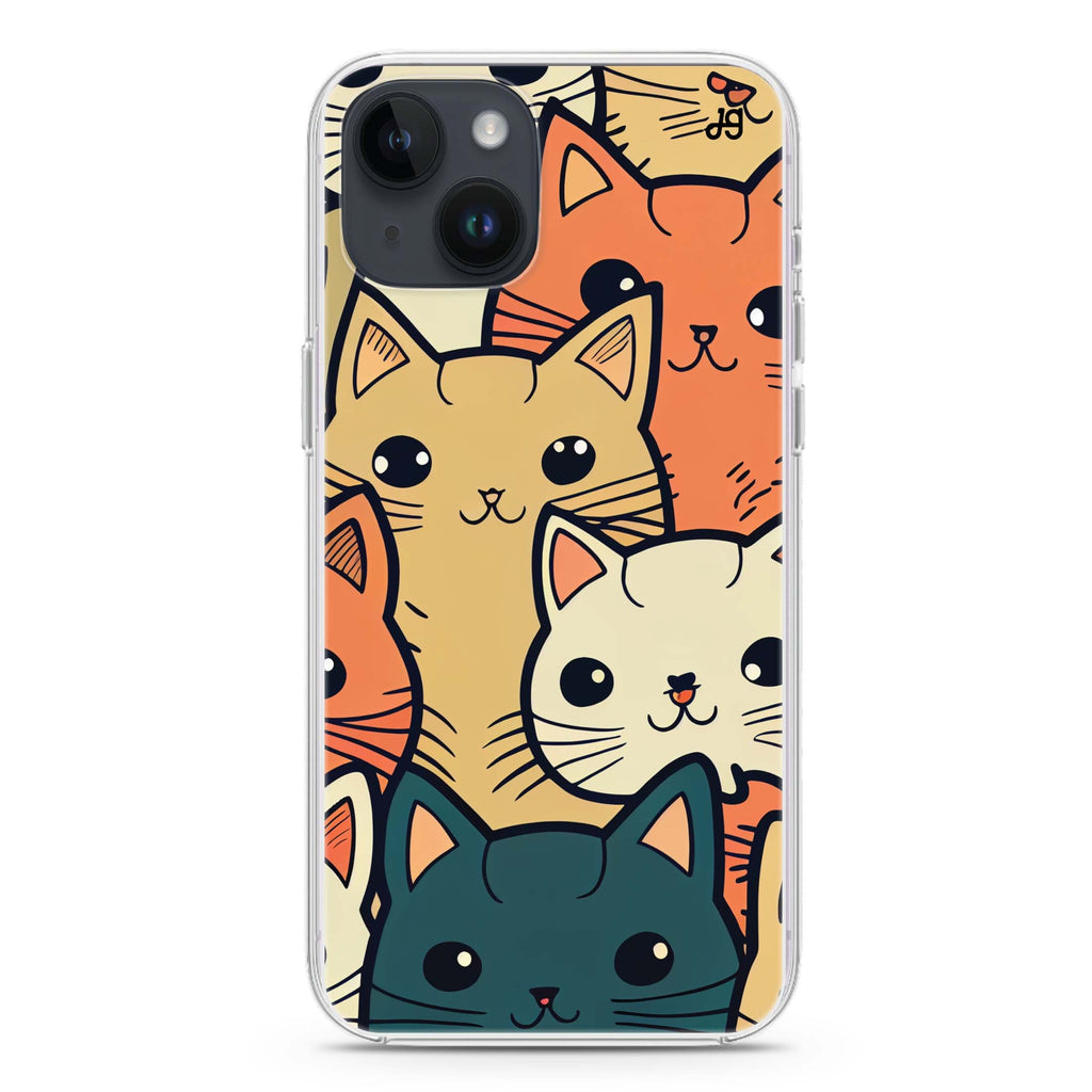 Look Cats II iPhone 14 Plus Ultra Clear Case