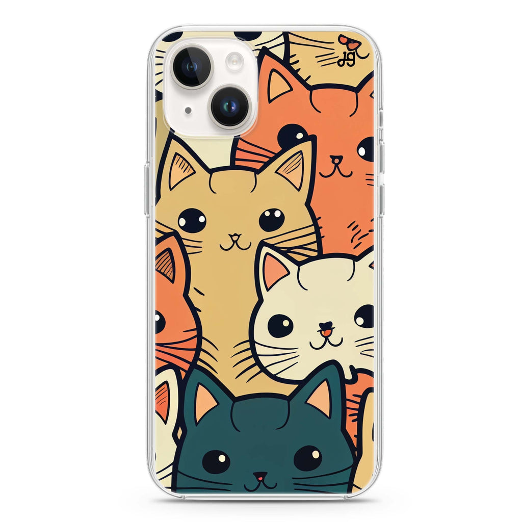 Look Cats II iPhone 13 MagSafe Compatible Ultra Clear Case