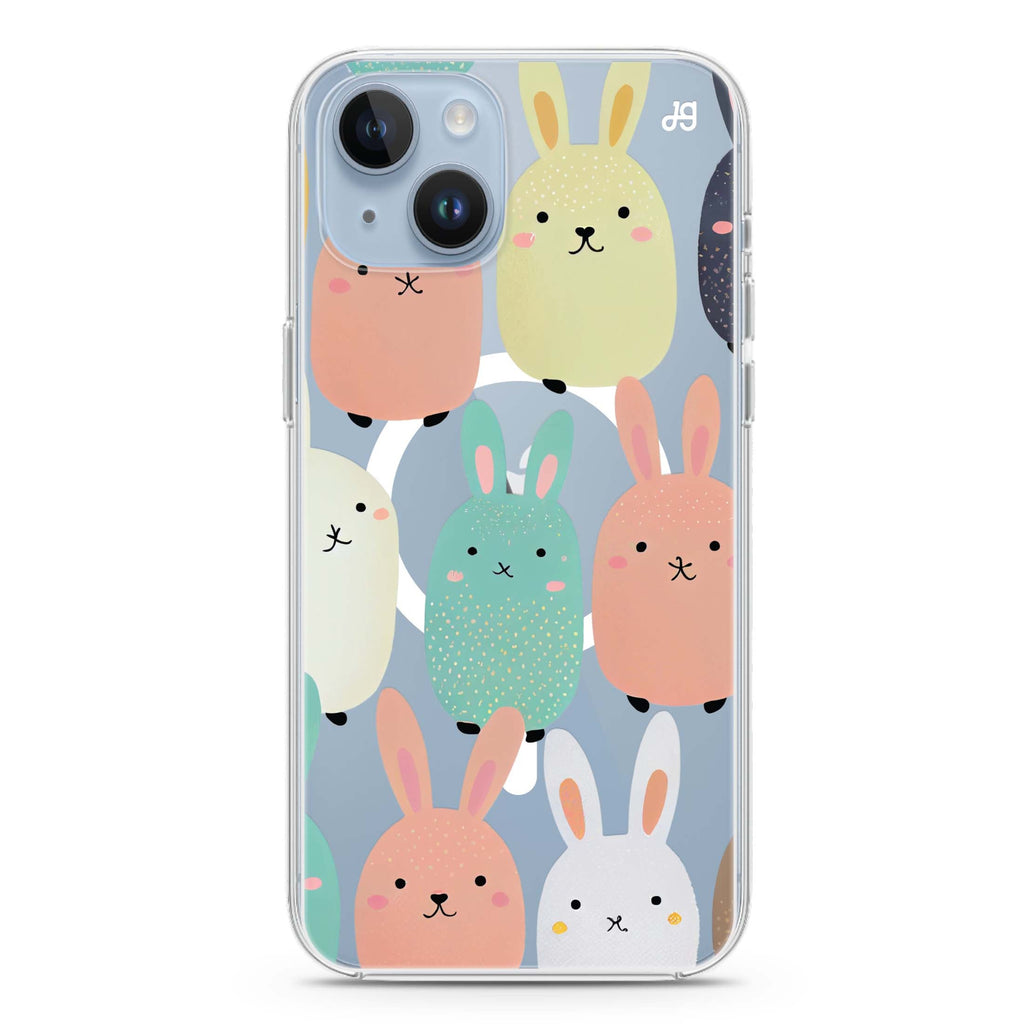 Cute Bunny iPhone 13 MagSafe Compatible Ultra Clear Case