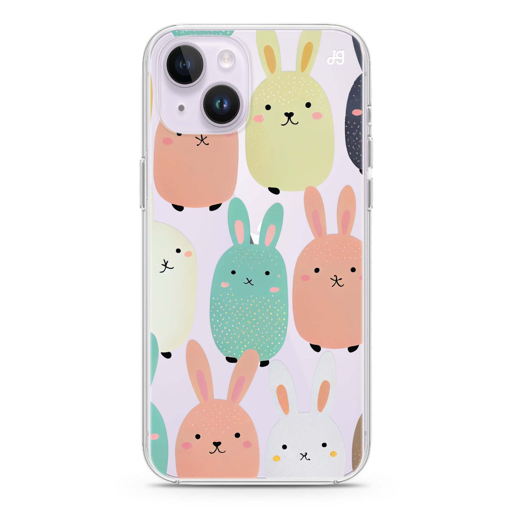 Cute Bunny iPhone 14 Plus Ultra Clear Case