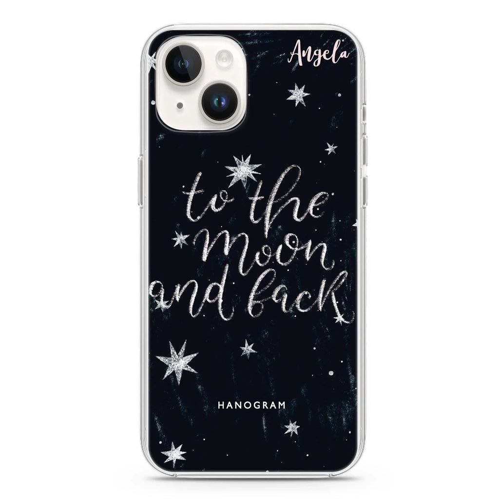 To the moon and back iPhone 13 MagSafe Compatible Ultra Clear Case