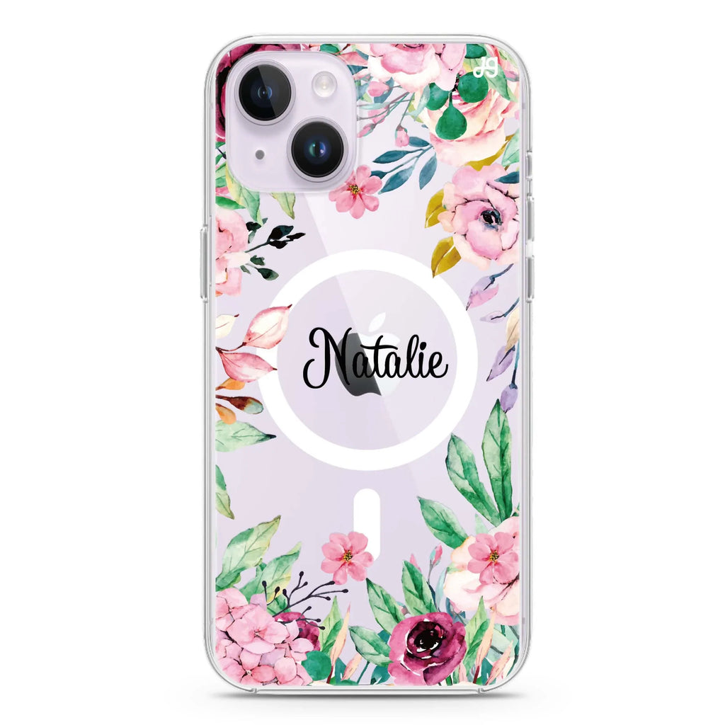 Floral Dream II iPhone 13 MagSafe Compatible Ultra Clear Case