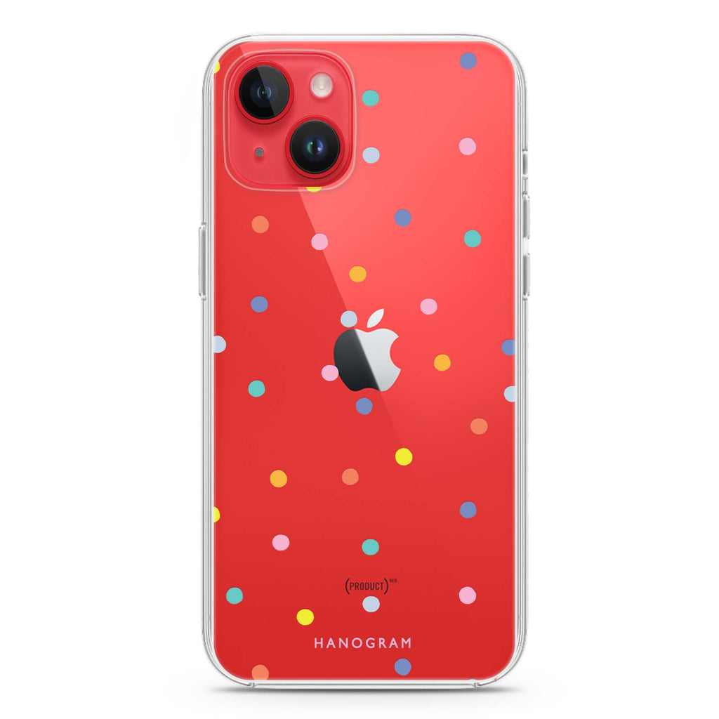 Colourful Dot Pattern iPhone 14 Plus Ultra Clear Case