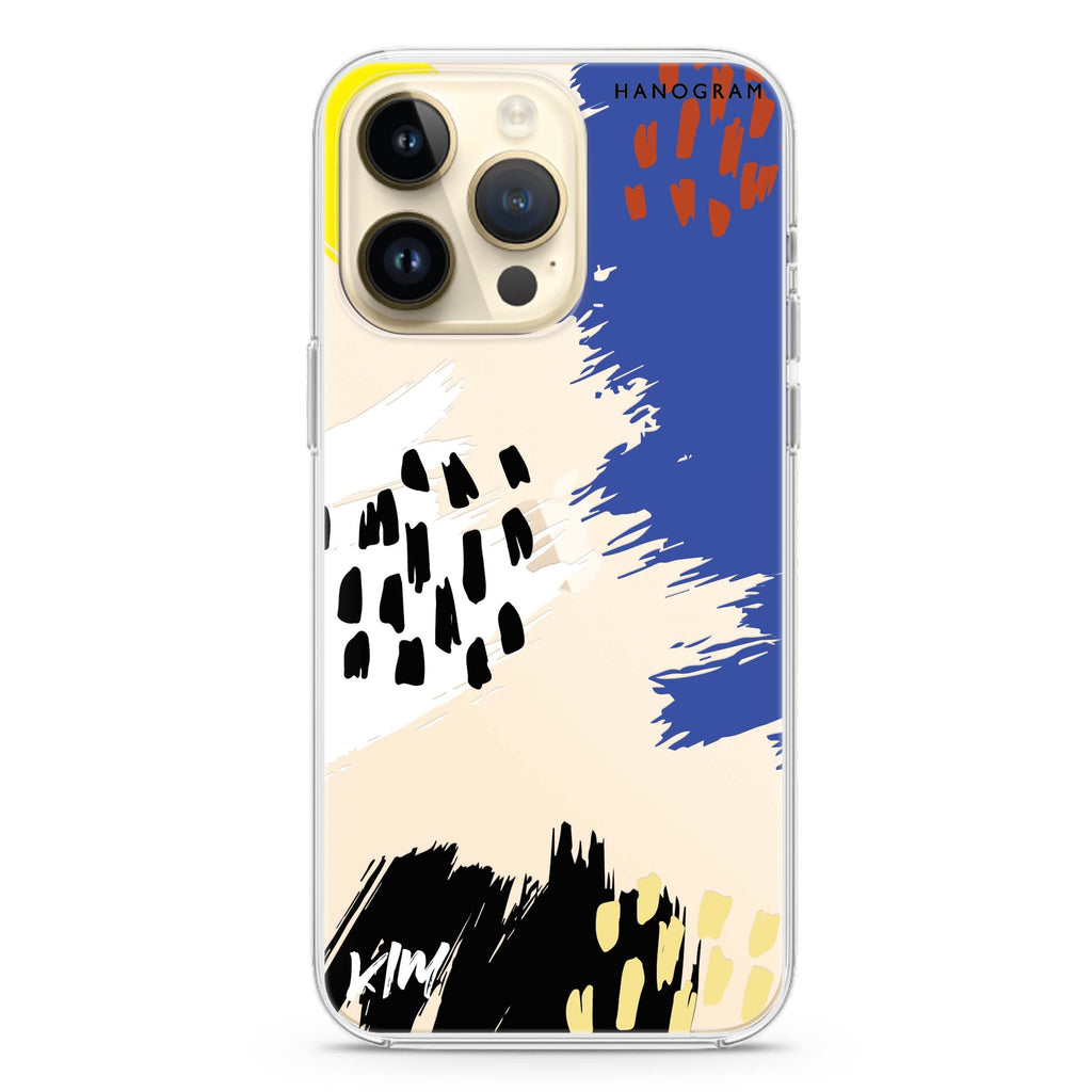 Trendy Abstract I iPhone 14 Pro Max Ultra Clear Case