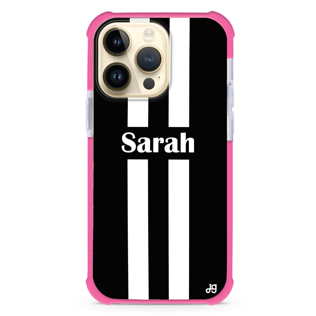 Black and white Stripes Ultra Shockproof Case