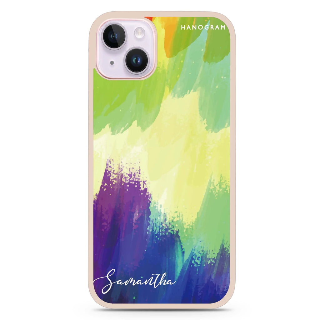 Watercolor Abstract iPhone 14 Impact Guard Bumper Case
