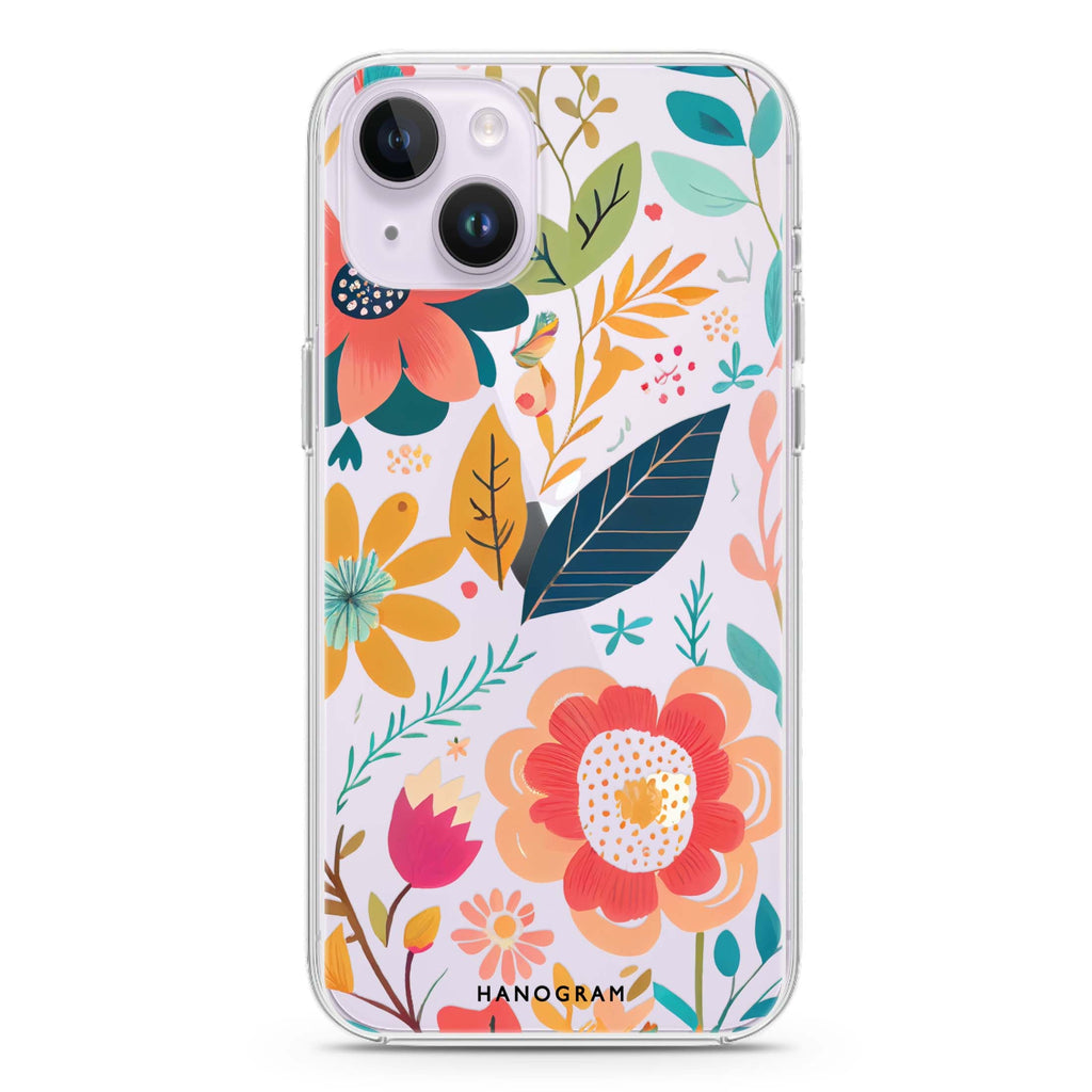 Pretty Florals iPhone 14 Plus Ultra Clear Case