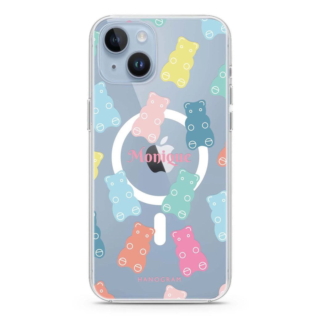 Sweet Dream Bear iPhone 14 MagSafe Compatible Ultra Clear Case