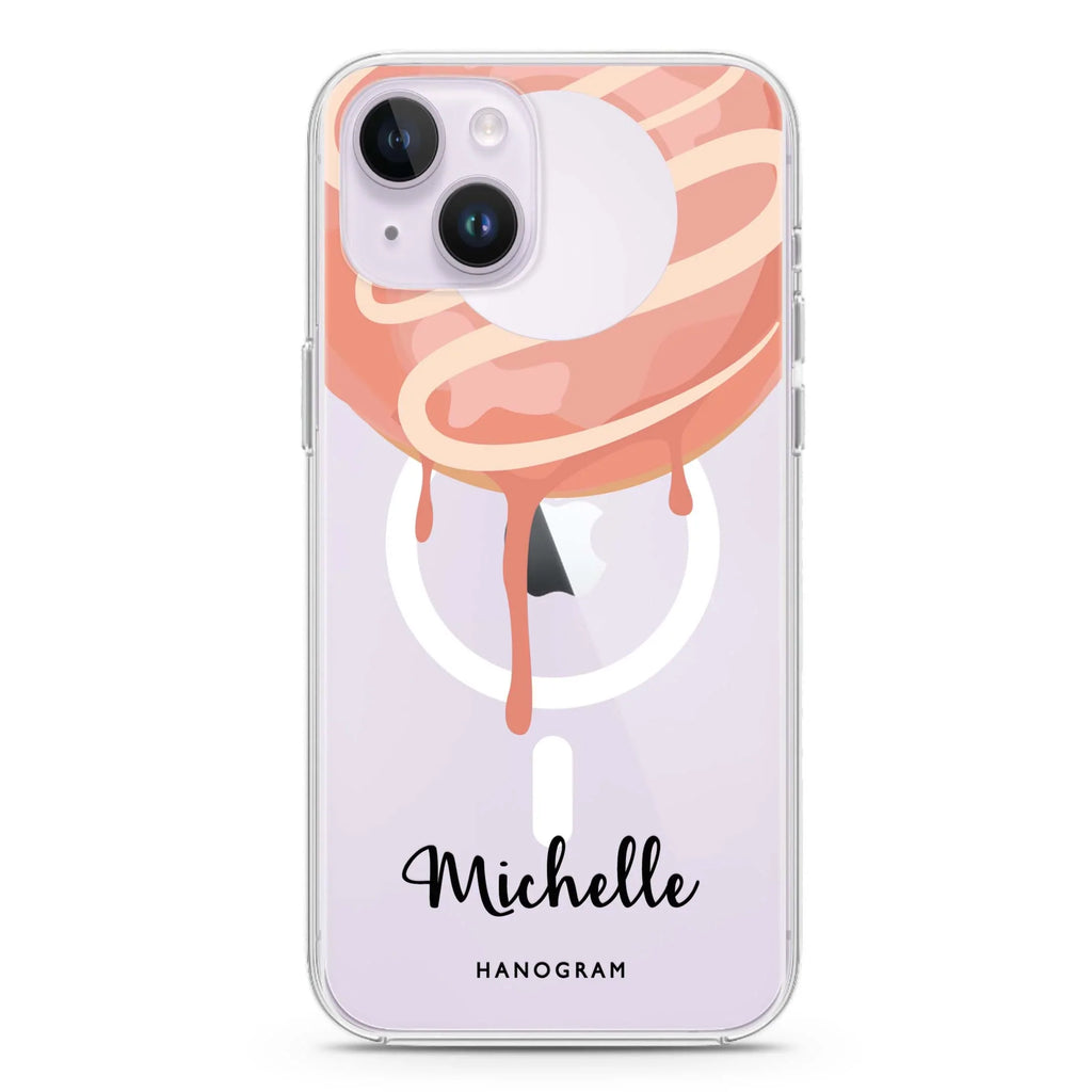 Yummy Donut I iPhone 14 MagSafe Compatible Ultra Clear Case