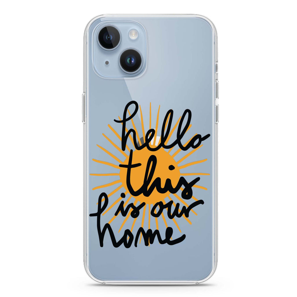 Hello! iPhone 14 Plus Ultra Clear Case