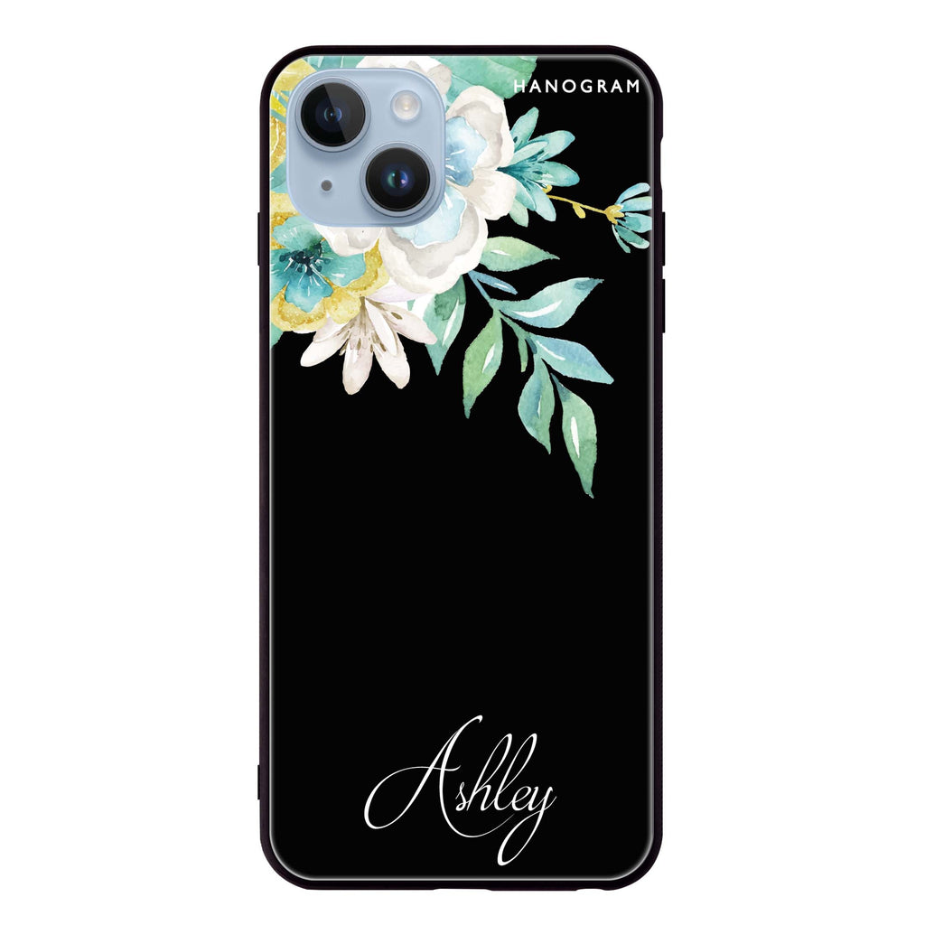 Watercolor Flowers iPhone 13 Glass Case