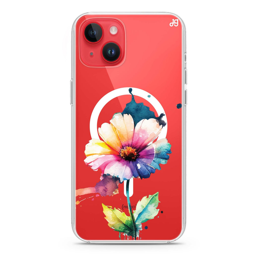 A Beautiful Flower iPhone 13 MagSafe Compatible Ultra Clear Case