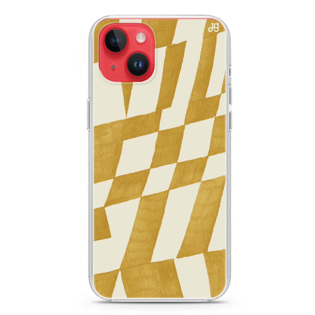 Abstract Paint Pattern iPhone 14 Plus Ultra Clear Case