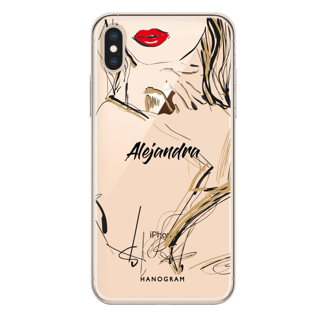 Fashion Model iPhone X Ultra Clear Case