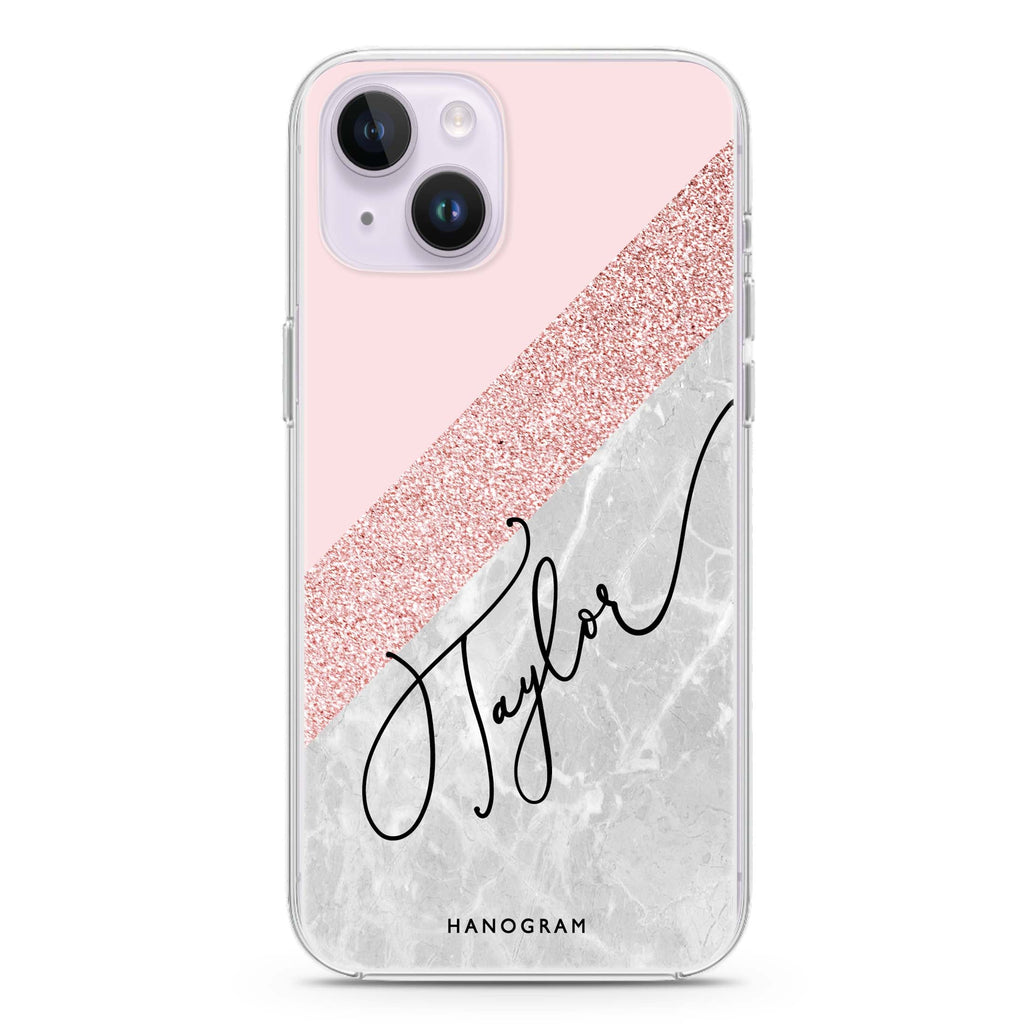 Marble Abstract II iPhone 14 Plus Ultra Clear Case