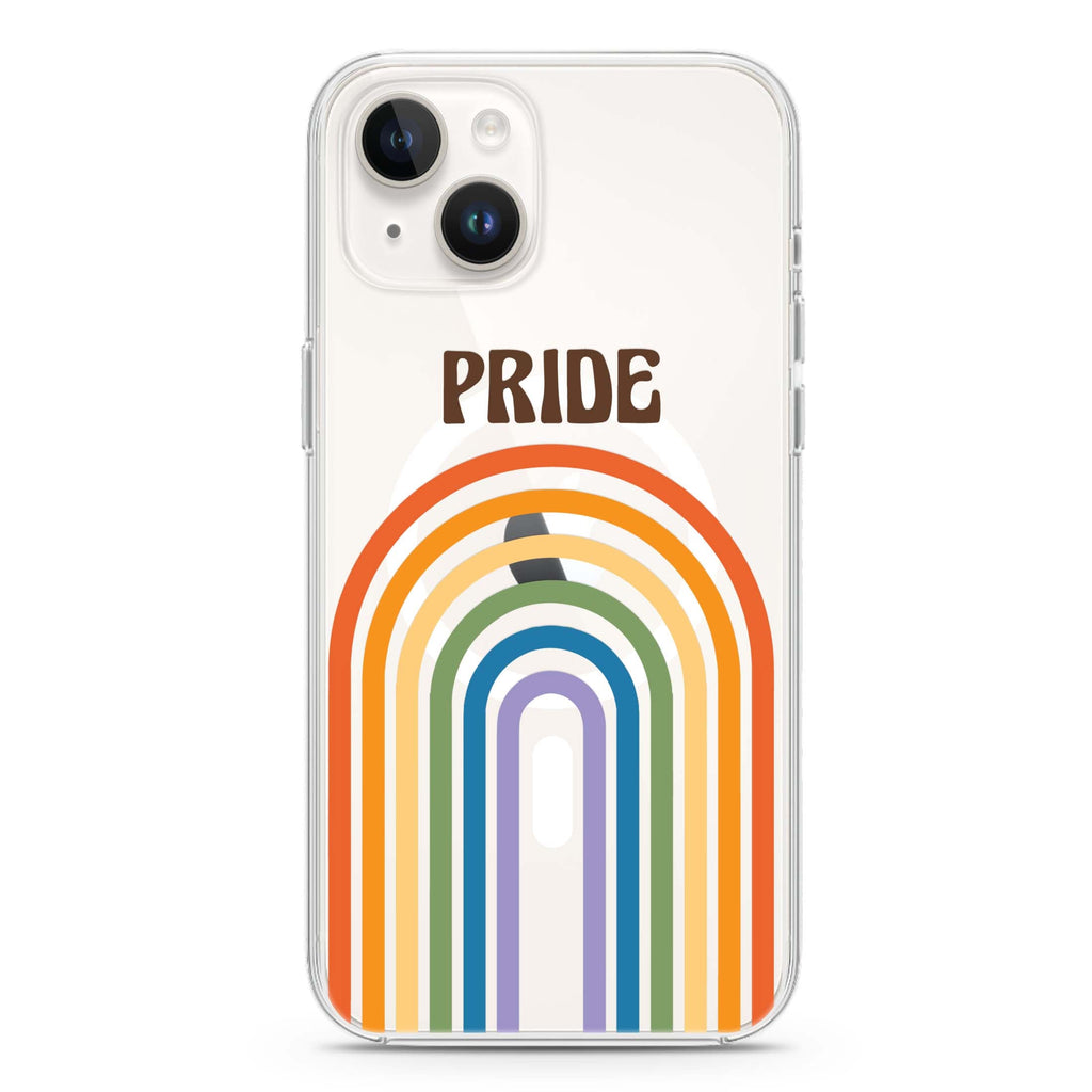 Rainbow Pride iPhone 13 MagSafe Compatible Ultra Clear Case