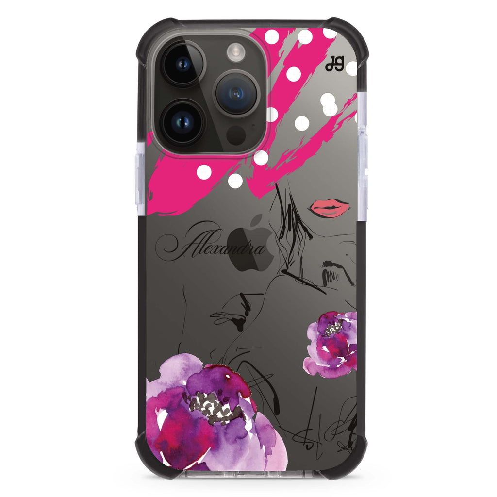 Floral Makeup Ultra Shockproof Case