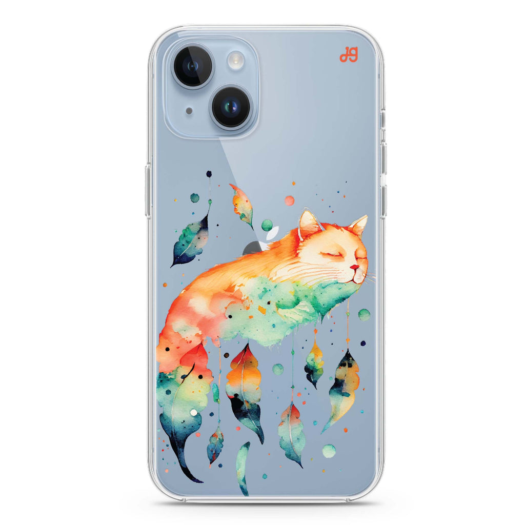 A Dream Cat iPhone 14 Plus Ultra Clear Case