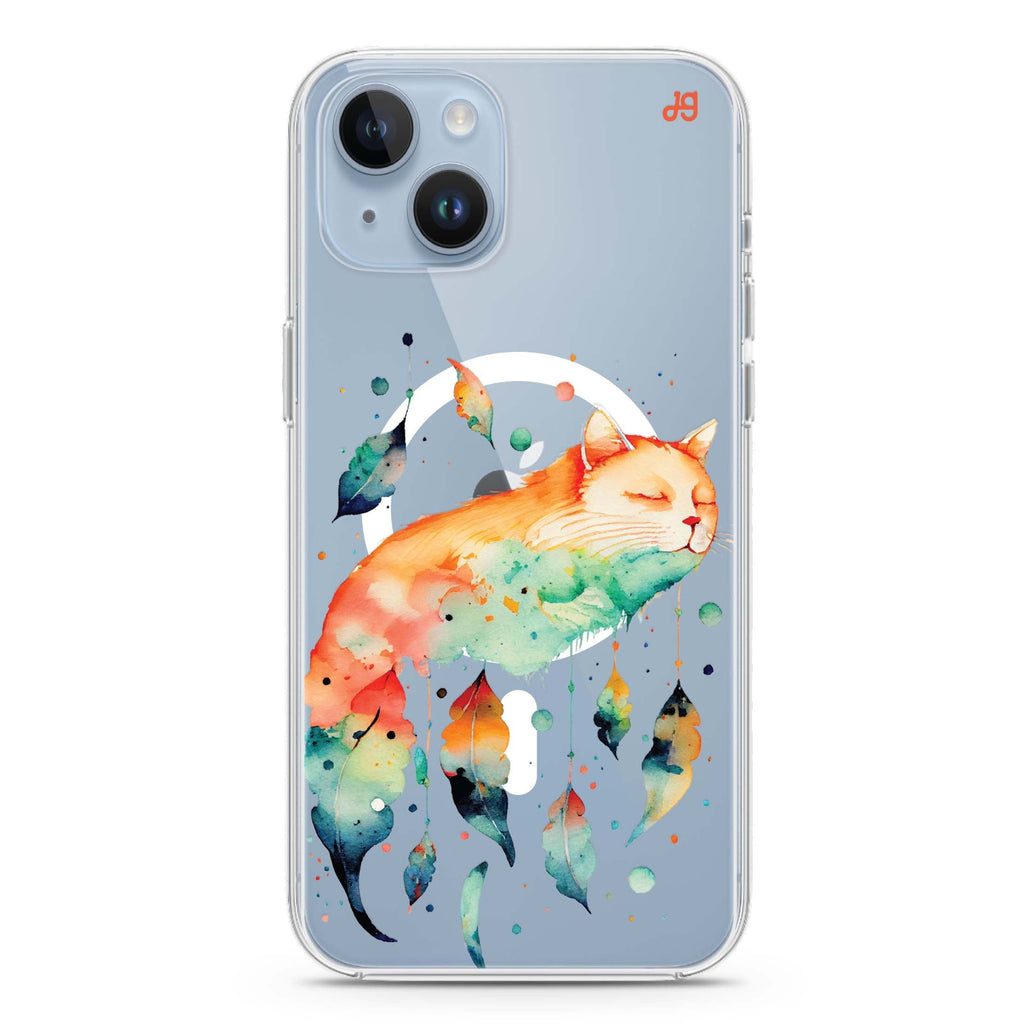 A Dream Cat iPhone 13 MagSafe Compatible Ultra Clear Case