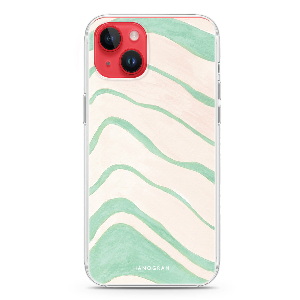 Abstract Paint Pattern iPhone 13 MagSafe Compatible Ultra Clear Case