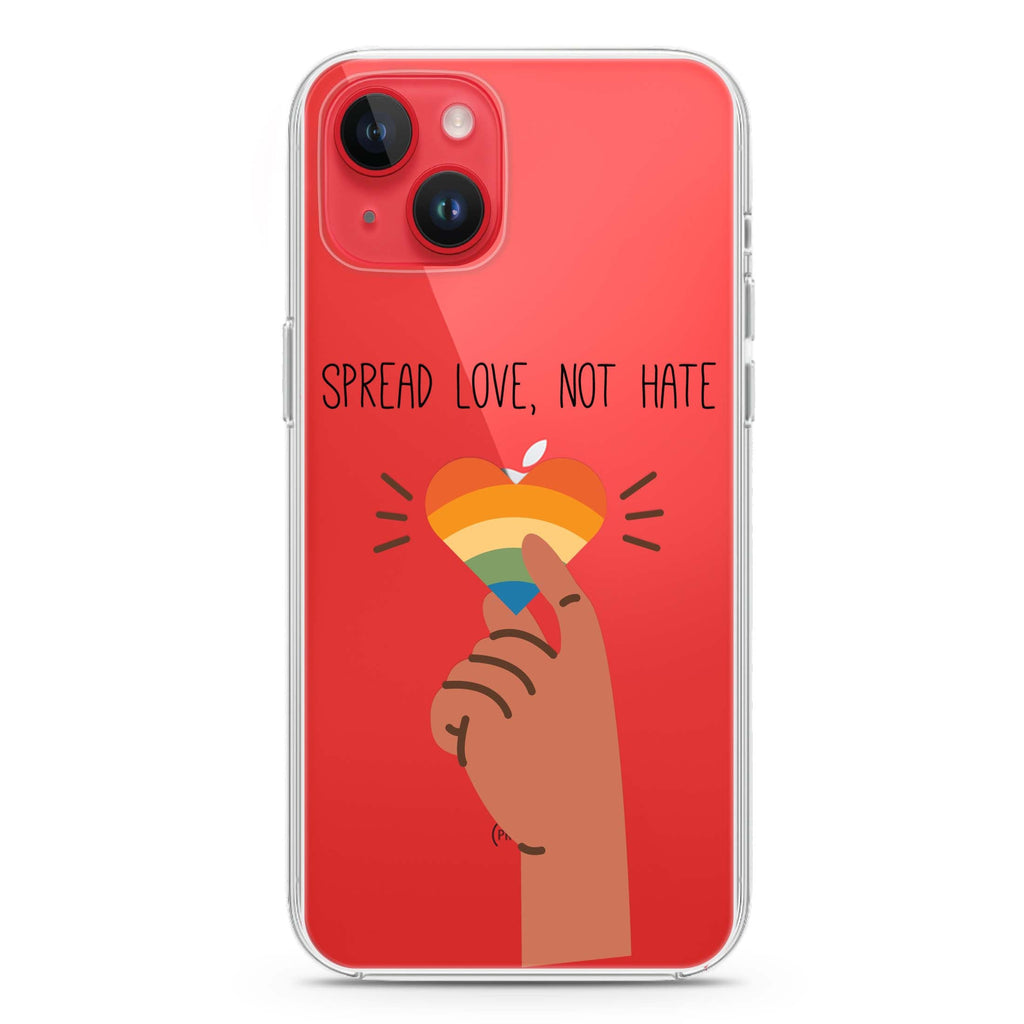 Spread Love iPhone 14 Plus Ultra Clear Case