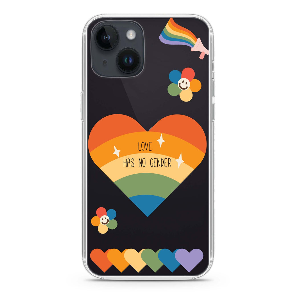 Love Has no gender iPhone 14 Plus Ultra Clear Case