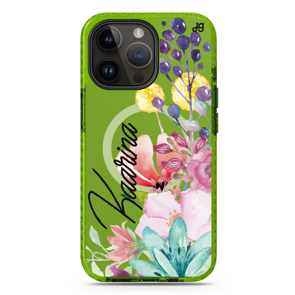 Precious Garden Florals MagSafe Compatible Durashock Case