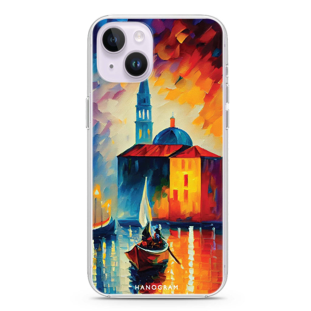 A Boat in Italy iPhone 13 MagSafe Compatible Ultra Clear Case