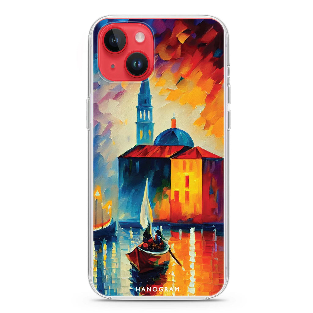 A Boat in Italy iPhone 14 Plus Ultra Clear Case