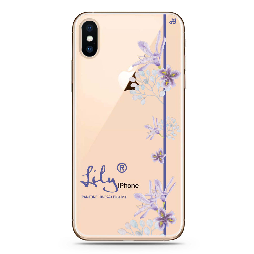 #18-3943 Blue Iris II iPhone XS Max Ultra Clear Case