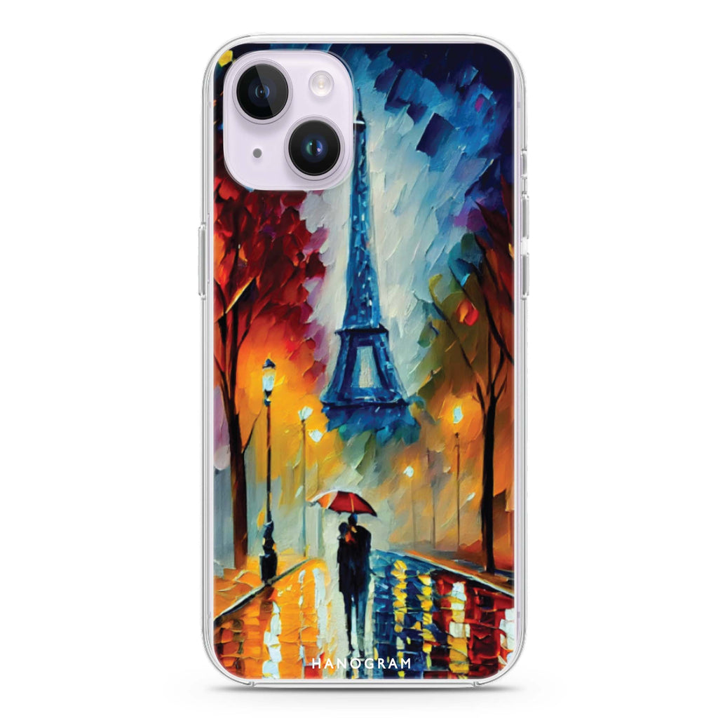 Romantic Paris iPhone 14 Plus Ultra Clear Case