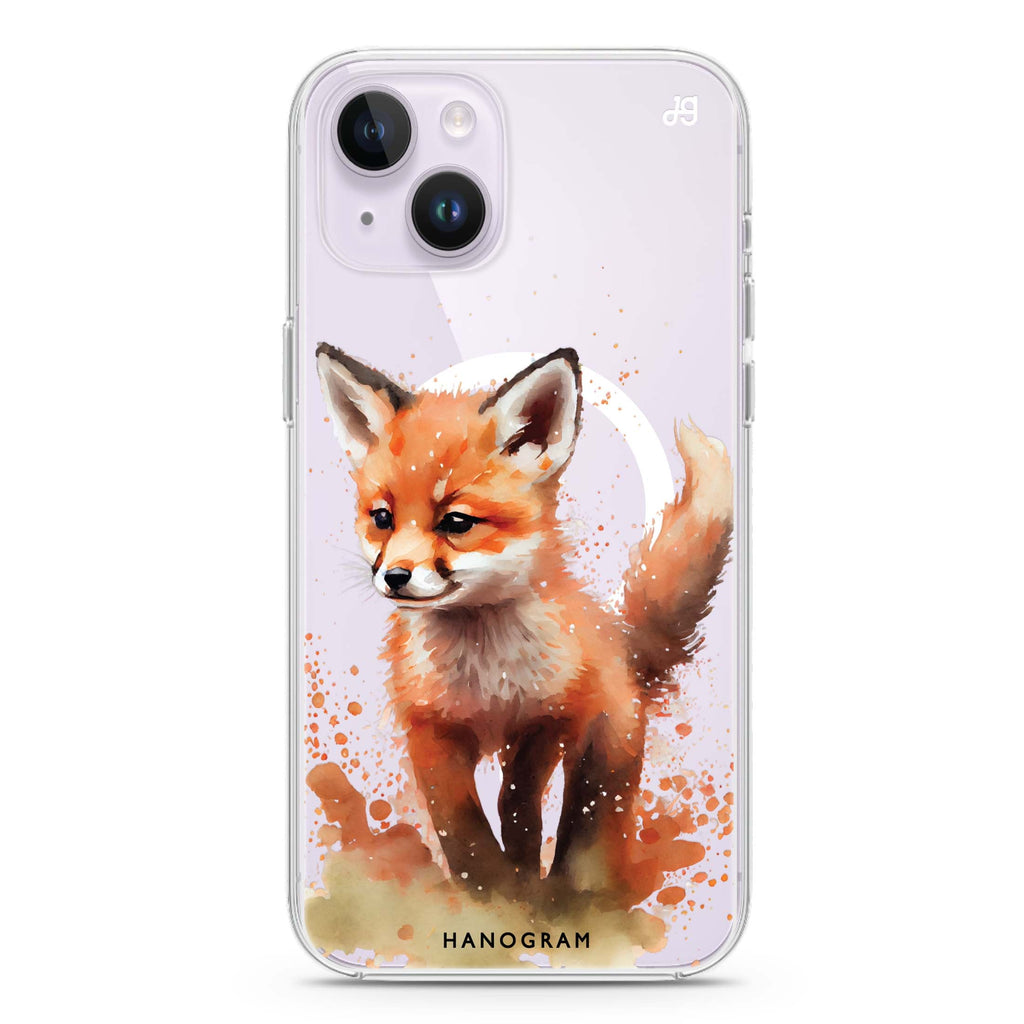 A Fox iPhone 13 MagSafe Compatible Ultra Clear Case