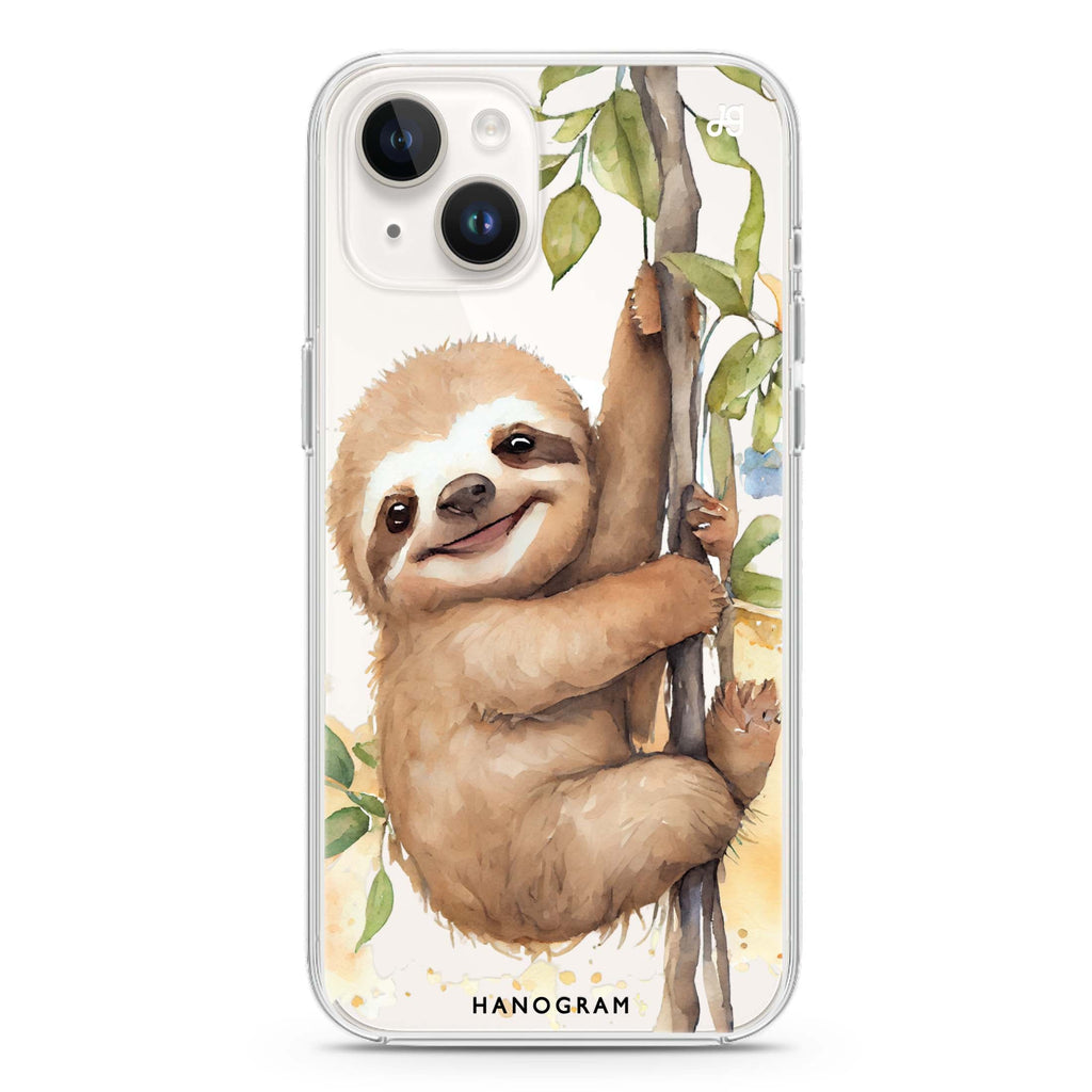 A Sloth iPhone 13 MagSafe Compatible Ultra Clear Case