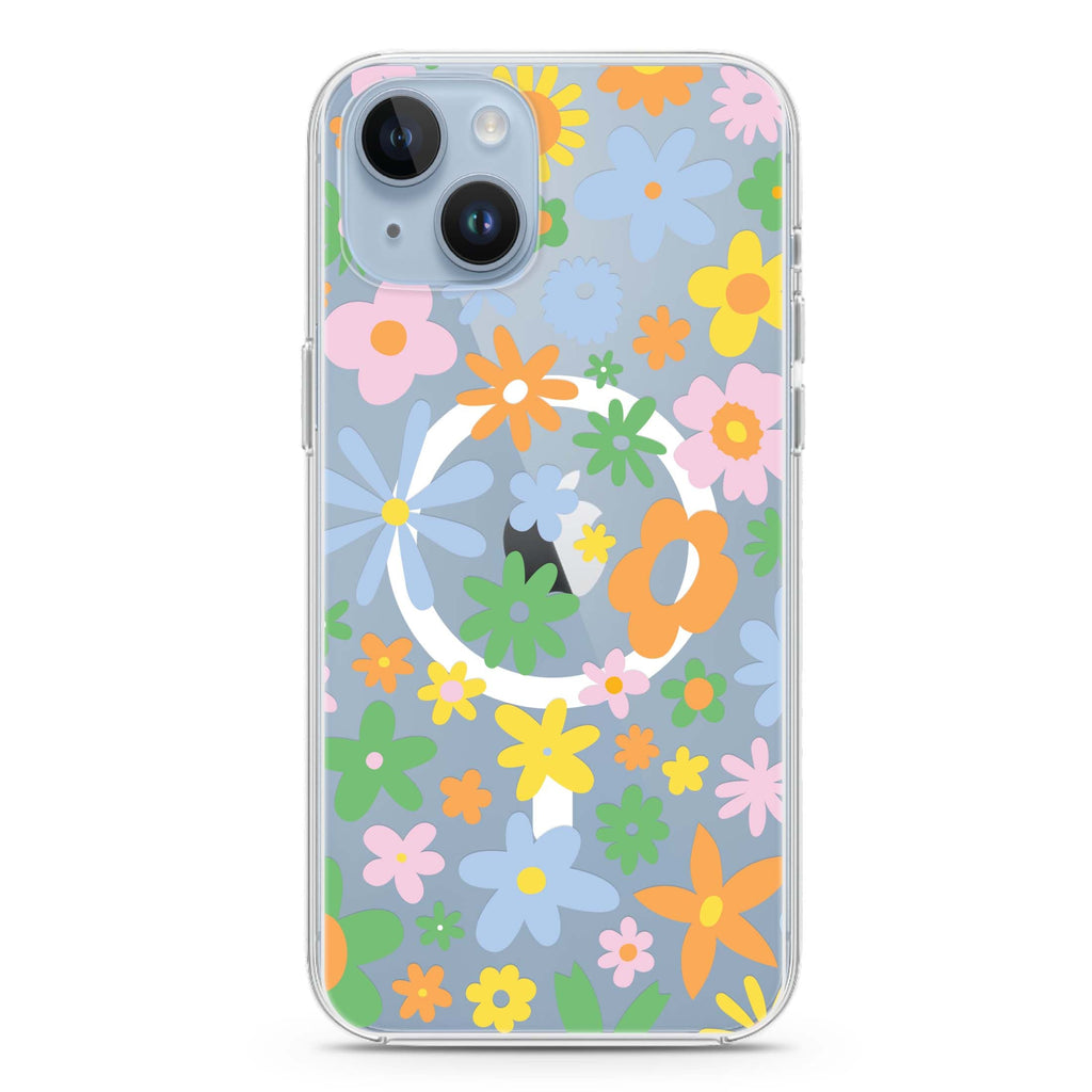 Flowers iPhone 13 MagSafe Compatible Ultra Clear Case