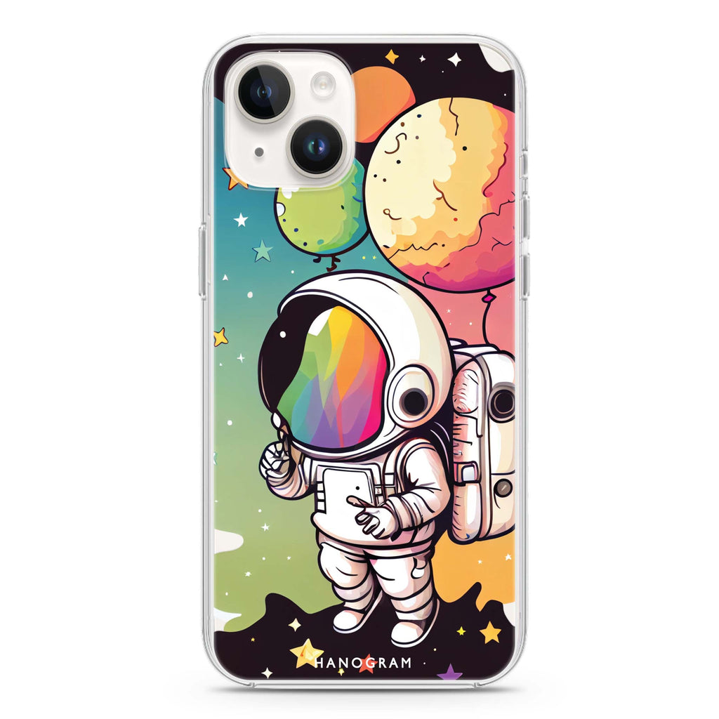 Astronauts iPhone 14 Plus Ultra Clear Case