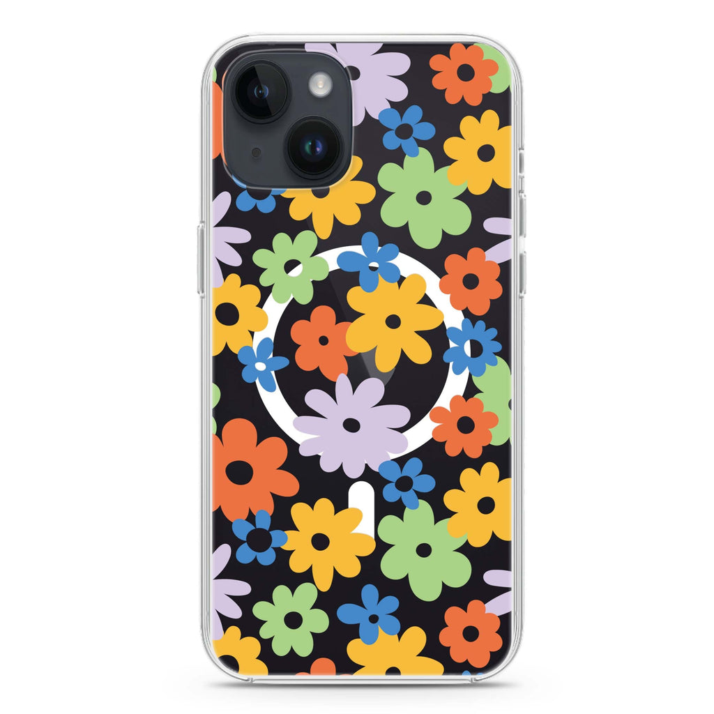 Flowers iPhone 13 MagSafe Compatible Ultra Clear Case