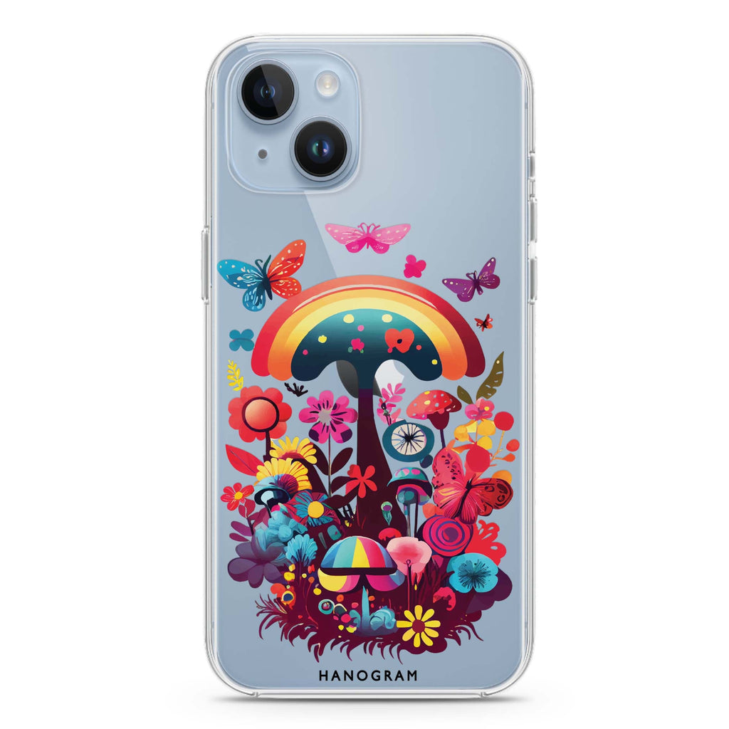 Magic Garden iPhone 14 Plus Ultra Clear Case