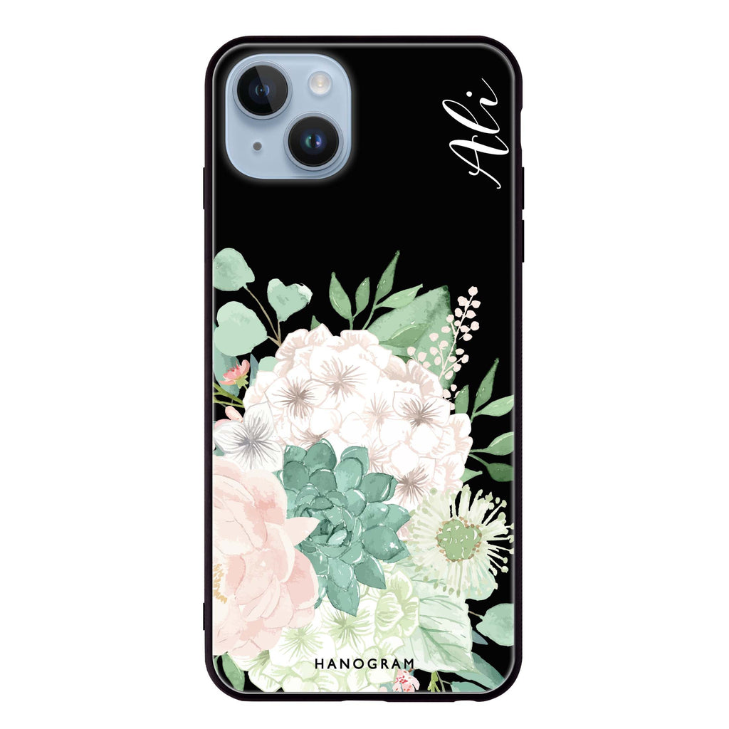 Vintage Flowers iPhone 13 Glass Case