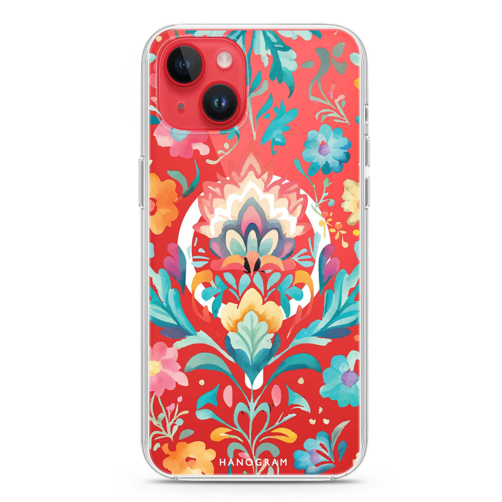 Watercolor Floral iPhone 13 MagSafe Compatible Ultra Clear Case