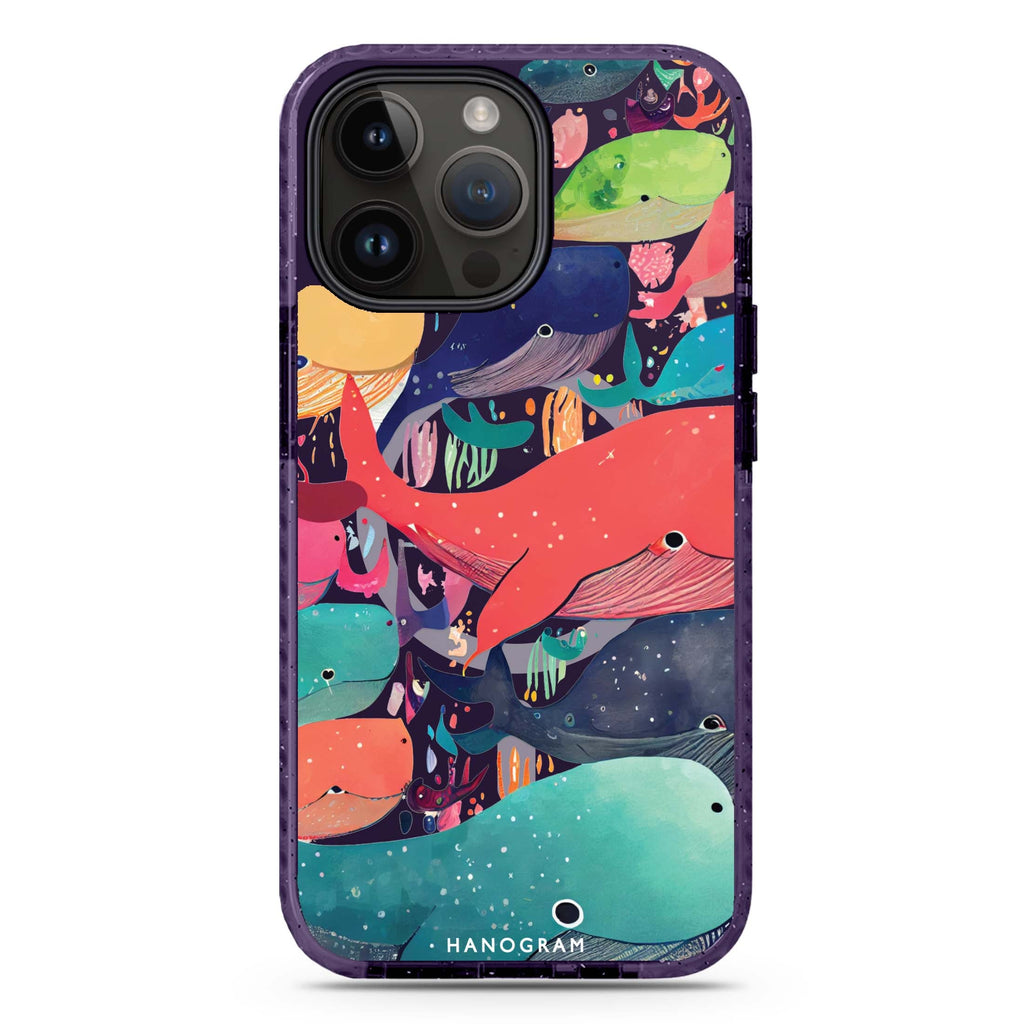 Whale Ocean iPhone 14 Pro Max MagSafe Compatible Durashock Case