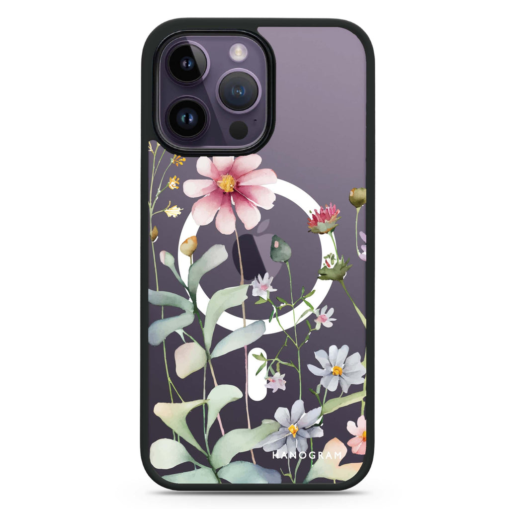 Floral MagSafe Compatible Impact Guard Bumper Case