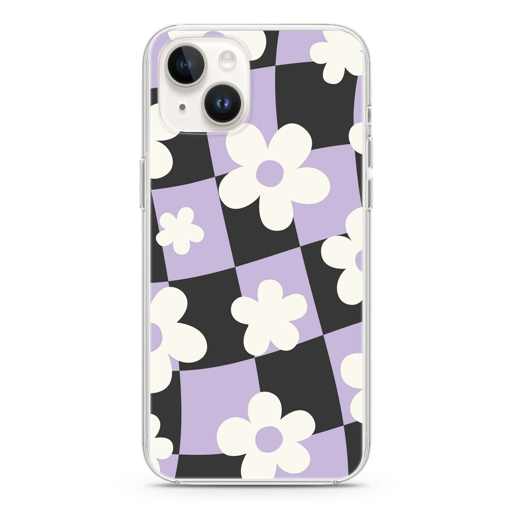 Flowers Pattern iPhone 13 MagSafe Compatible Ultra Clear Case