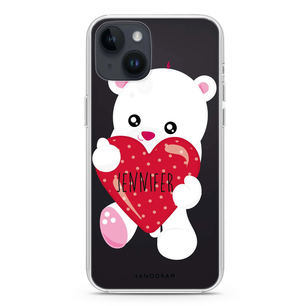 Lovely Bear iPhone 13 MagSafe Compatible Ultra Clear Case