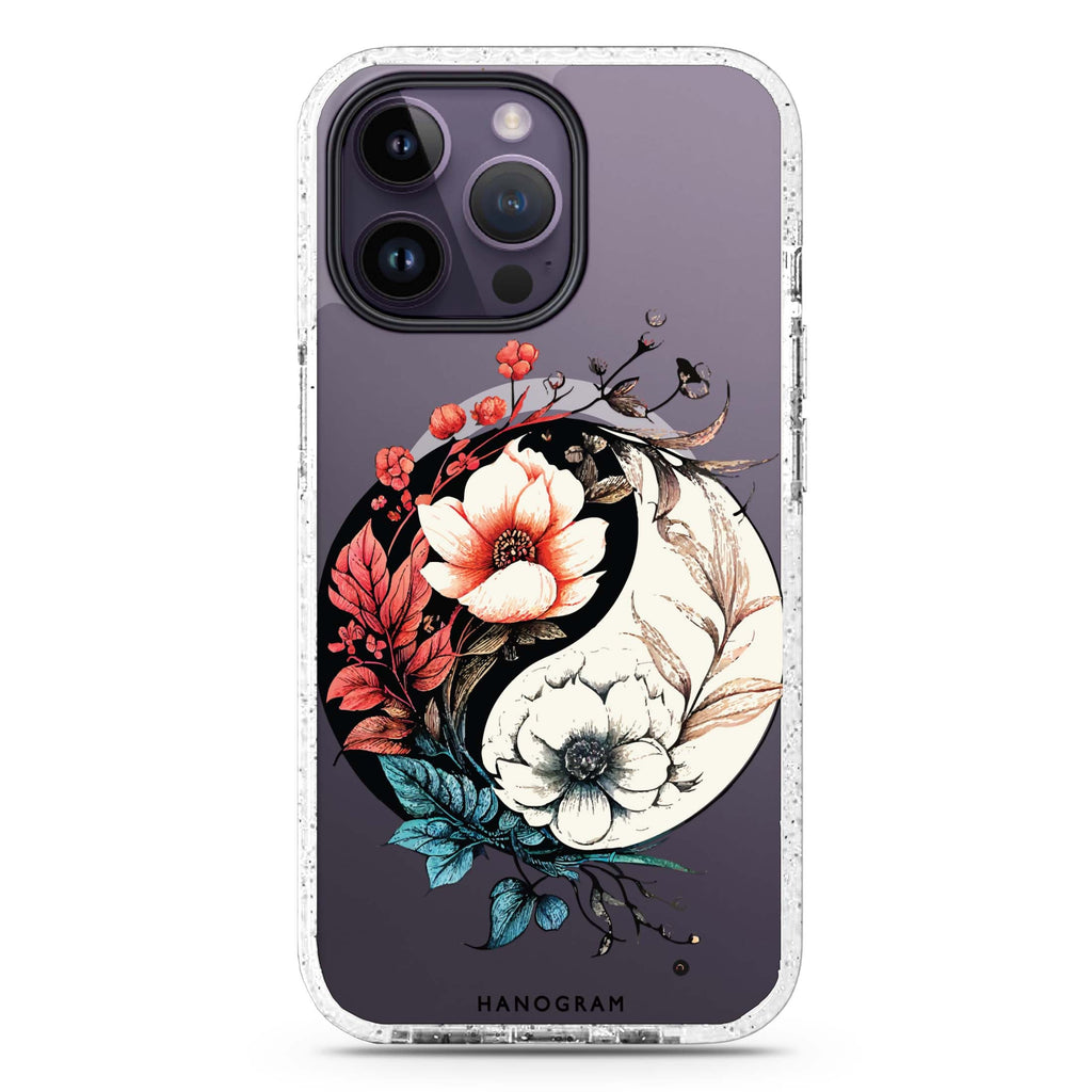 Pretty Floral & Tai Chi MagSafe Compatible Durashock Case