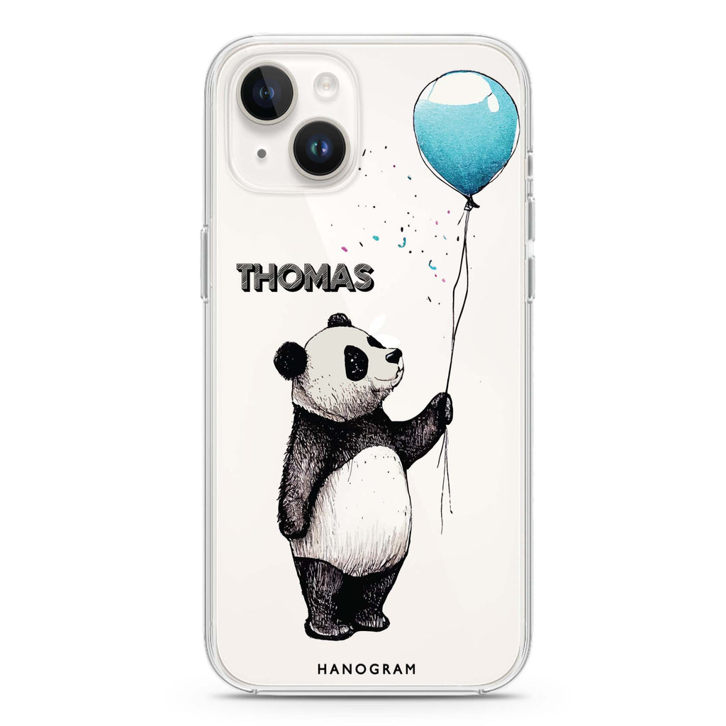 Little Panda iPhone 14 Plus Ultra Clear Case