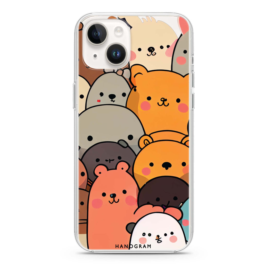 Cute animals iPhone 14 Plus Ultra Clear Case