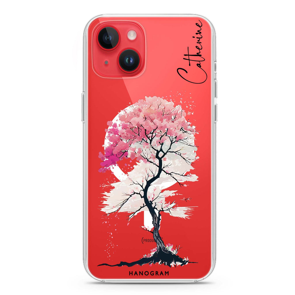 A Cherry tree iPhone 13 MagSafe Compatible Ultra Clear Case