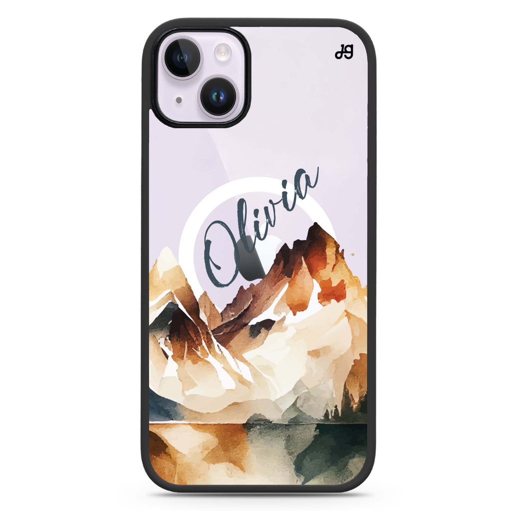 Hills Drawing iPhone 14 Plus MagSafe Compatible Impact Guard Bumper Case