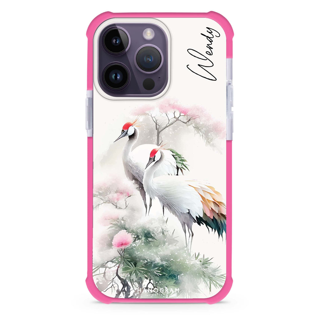 Pines & cranes iPhone 13 Pro Max Ultra Shockproof Case
