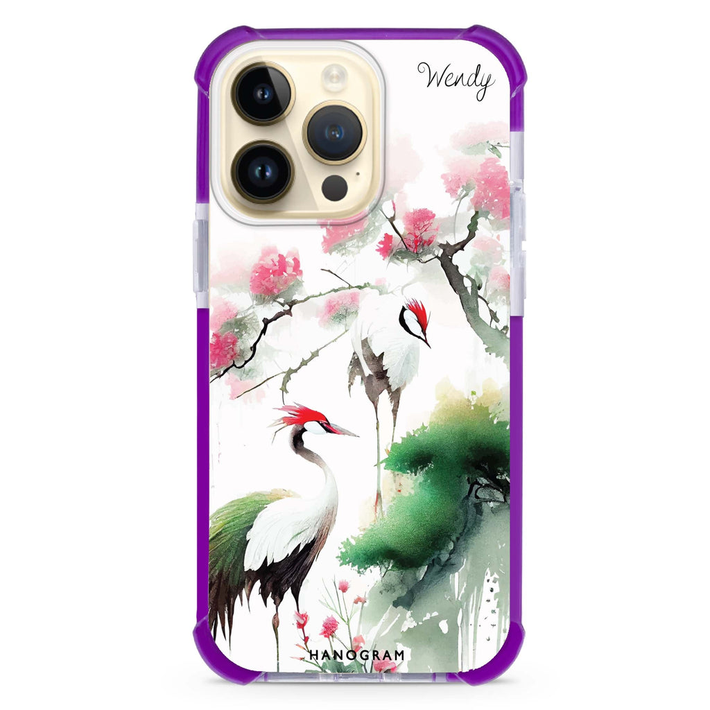 Pines & cranes iPhone 13 Pro Max Ultra Shockproof Case